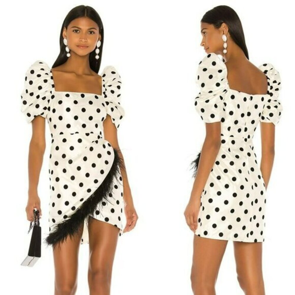 LPA Hailey Dress - Ivory and Black